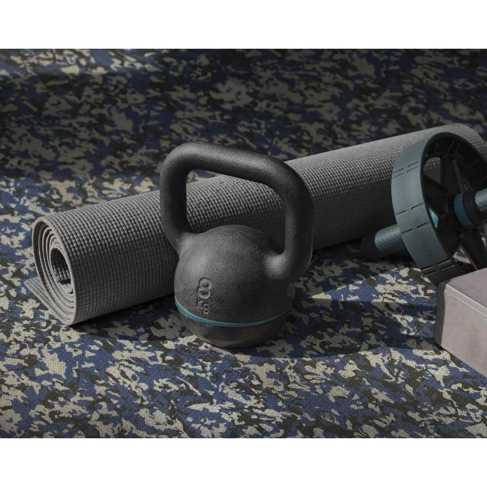 Blue Camo 25 in. x 25 in. x 0.55 in. Dual Sided Impact Foam Gym Tile (17.35 sq. ft.) by Norsk 4 Blue Camo 25 in. x 25 in. x 0.55 in. Dual Sided Impact Foam Gym Tile (17.35 sq. ft.) by Norsk - Image 2