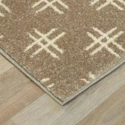 Powell Brown 8 ft. x 10 ft. Double Cross Area Rug by BALTA -Cheap BALTA || Norsk Store brown balta area rugs 3005823 4f 1000