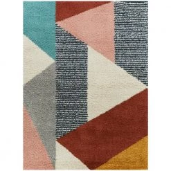 Merril Burnt Orange 8 ft. x 10 ft. Modern Shag Area Rug by BALTA