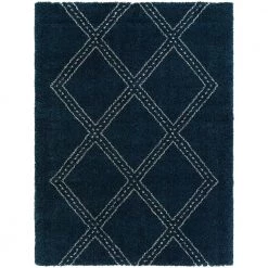 Westerfeld Burnt Orange 8 ft. x 10 ft. Geometric Shag Area Rug by BALTA