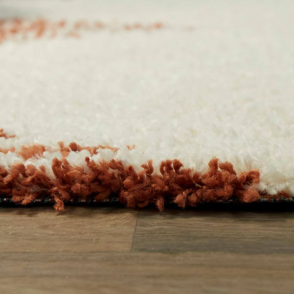 Hughes Burnt Orange 8 ft. x 10 ft. Striped Shag Area Rug by BALTA 7 Hughes Burnt Orange 8 ft. x 10 ft. Striped Shag Area Rug by BALTA - Image 5