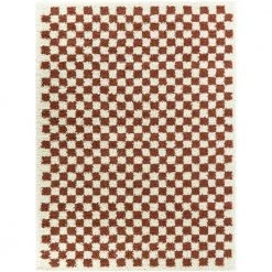 Covey Burnt Orange 7 ft. 10 in. x 10 ft. Geometric Area Rug by BALTA