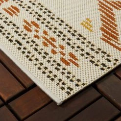 Grisham Burnt Orange 8 ft. x 10 ft. Diamond Indoor/Outdoor Area Rug by BALTA -Cheap BALTA || Norsk Store burnt orange balta outdoor rugs 3009909 4f 1000