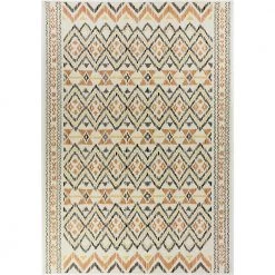 Grisham Burnt Orange 8 ft. x 10 ft. Diamond Indoor/Outdoor Area Rug by BALTA