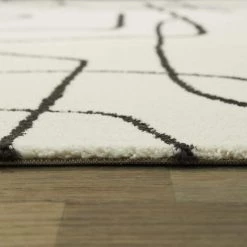 Descartes Charcoal 5 ft. 3 in. x 7 ft. Abstract Area Rug by BALTA -Cheap BALTA || Norsk Store charcoal balta area rugs 3095033 1f 1000