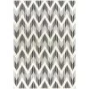 Coville Charcoal 8 ft. x 10 ft. Chevron Indoor/Outdoor Area Rug by BALTA -Cheap BALTA || Norsk Store charcoal balta outdoor rugs 3010119 64 1000
