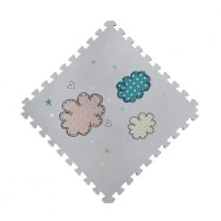 Reversible Clouds/Blue Children's Designer 24 in. x 24 in. x 0.47 in. Foam Mats (4-Pack) by Norsk -Cheap BALTA || Norsk Store clouds norsk gym floor tiles 270147 1d 1000