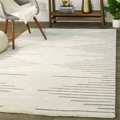 Chatham Cream 5 ft. x 7 ft. Modern Stripe Area Rug by BALTA -Cheap BALTA || Norsk Store cream balta area rugs 3006777 e1 1000
