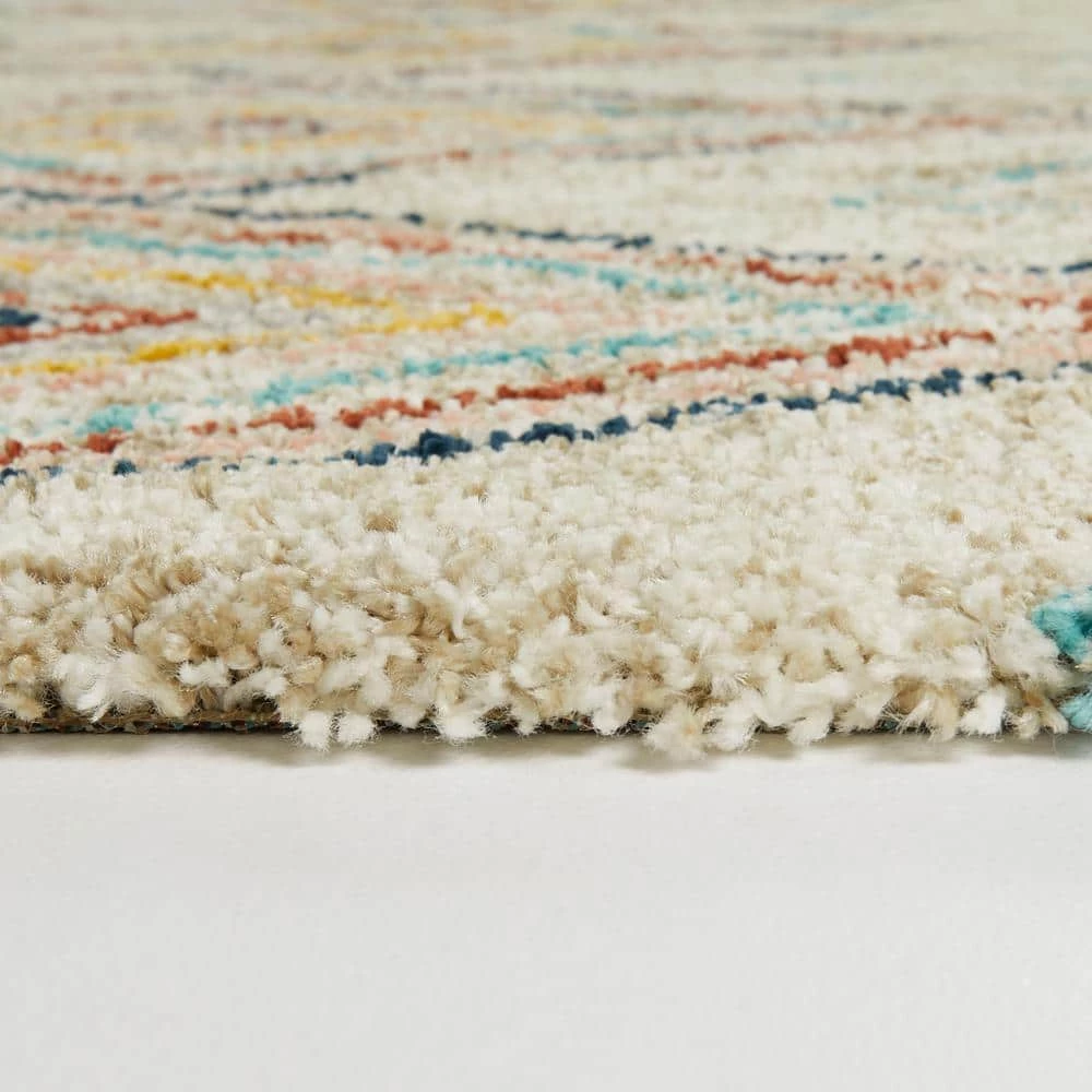 Desert Diamond Cream 5 ft. x 7 ft. Rectangle Indoor Area Rug by BALTA 5 Desert Diamond Cream 5 ft. x 7 ft. Rectangle Indoor Area Rug by BALTA - Image 3