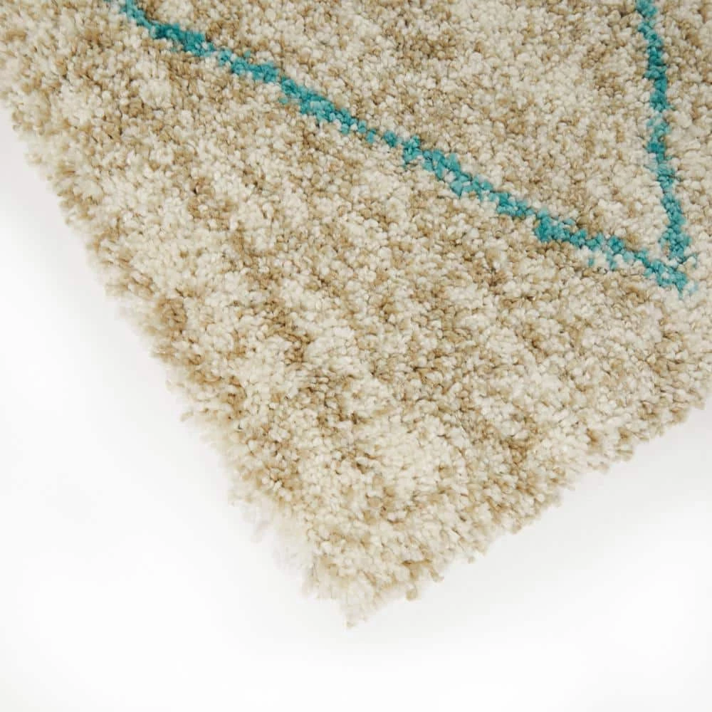 Desert Diamond Cream 5 ft. x 7 ft. Rectangle Indoor Area Rug by BALTA 4 Desert Diamond Cream 5 ft. x 7 ft. Rectangle Indoor Area Rug by BALTA - Image 2