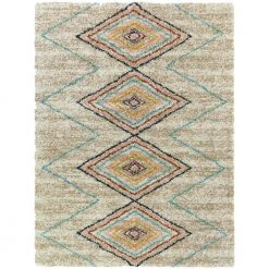 Desert Diamond Cream 8 ft. x 10 ft. Rectangle Indoor Area Rug by BALTA