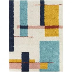 Delgado Cream 7 ft. 10 in. x 10 ft. Abstract Area Rug by BALTA