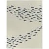 Fish School Cream 7 ft. 10 in. x 10 ft. Novelty Indoor Area Rug by BALTA 1 Fish School Cream 7 ft. 10 in. x 10 ft. Novelty Indoor Area Rug by BALTA -Cheap BALTA || Norsk Store cream balta area rugs 3100234 64 1000