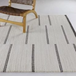 Ignacio Cream 5 ft. 3 in. x 7 ft. Striped Area Rug by BALTA -Cheap BALTA || Norsk Store cream balta area rugs 3101015 e1 1000