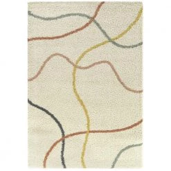 Emanuel Cream 5 ft. 3 in. x 7 ft. Abstract Area Rug by BALTA