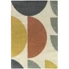 Dalton Cream 5 ft. 3 in. x 7 ft. Abstract Area Rug by BALTA