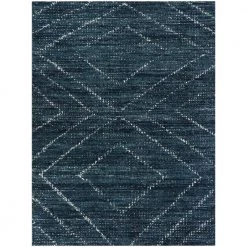 Sienna Dark Blue 9 ft. x 12 ft. Geometric Area Rug by BALTA