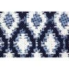Fabien Dark Blue 8 ft. x 10 ft. Diamond Trellis Indoor/Outdoor Area Rug by BALTA