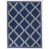 Amalie Dark Blue 8 ft. x 10 ft. Indoor/Outdoor Area Rug by BALTA