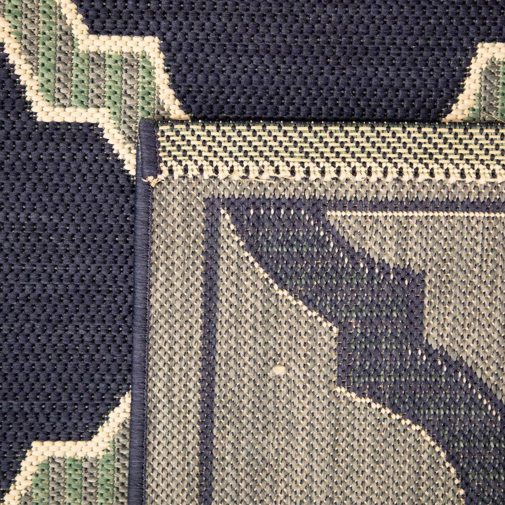 Amalie Dark Blue 8 ft. x 10 ft. Indoor/Outdoor Area Rug by BALTA 5 Amalie Dark Blue 8 ft. x 10 ft. Indoor/Outdoor Area Rug by BALTA - Image 3