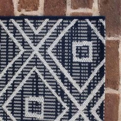 Uttara Dark Blue 2 ft. x 7 ft. Indoor/Outdoor Runner Rug by BALTA -Cheap BALTA || Norsk Store dark blue balta outdoor rugs 3003457 4f 1000