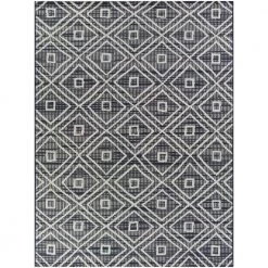 Uttara Dark Blue 2 ft. x 7 ft. Indoor/Outdoor Runner Rug by BALTA