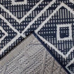 Uttara Dark Blue 2 ft. x 7 ft. Indoor/Outdoor Runner Rug by BALTA -Cheap BALTA || Norsk Store dark blue balta outdoor rugs 3003457 c3 1000