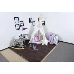 Reversible Dark Walnut/Black Faux Wood 24 in. x 24 in. x 0.47 in. Foam Mats (4-Pack) by Norsk -Cheap BALTA || Norsk Store dark walnut norsk gym floor tiles 340347 40 1000