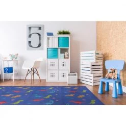 Reversible Dino/Aqua Children's Designer 24 in. x 24 in. x 0.47 in. Foam Mats (4-Pack) by Norsk -Cheap BALTA || Norsk Store dinosaurs norsk gym floor tiles 270247 31 1000