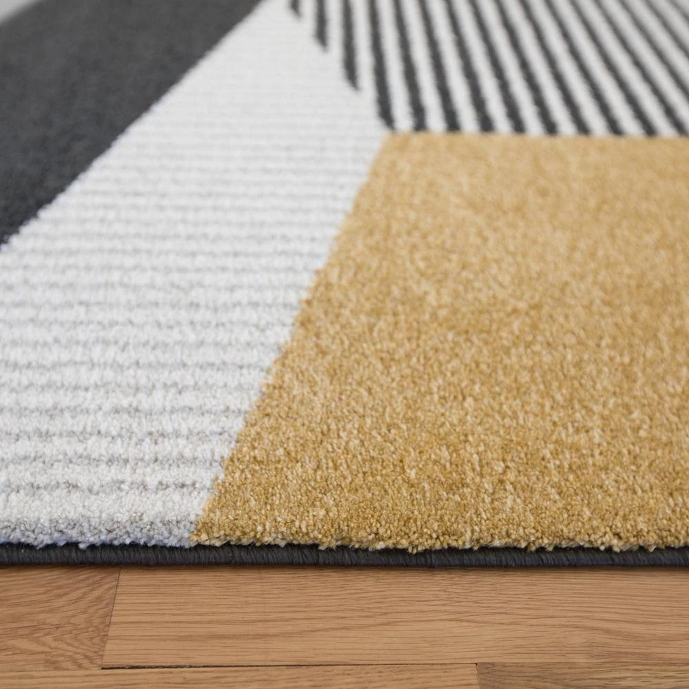 Evelina Gold 5 ft. x 7 ft. Area Rug by BALTA 7 Evelina Gold 5 ft. x 7 ft. Area Rug by BALTA - Image 5