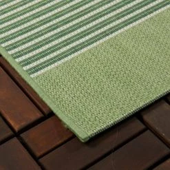 Jonah Green 8 ft. x 10 ft. Striped Indoor/Outdoor Area Rug by BALTA -Cheap BALTA || Norsk Store green balta outdoor rugs 3010007 4f 1000