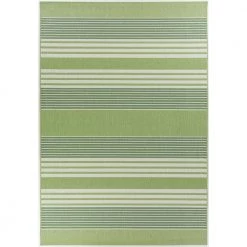 Jonah Green 8 ft. x 10 ft. Striped Indoor/Outdoor Area Rug by BALTA