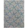 Massau Grey 5 ft. x 7 ft. Coastal Starfish Area Rug by BALTA