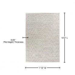 Tessin Grey 8 ft. x 10 ft. Contemporary Area Rug by BALTA -Cheap BALTA || Norsk Store grey balta area rugs 3011099 76 1000