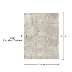 Boswell Grey 8 ft. x 10 ft. Abstract Area Rug by BALTA -Cheap BALTA || Norsk Store grey balta area rugs 3012204 76 1000
