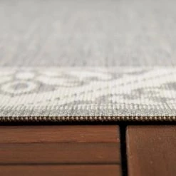 Hall Grey 8 ft. x 10 ft. Medallion Border Indoor/Outdoor Area Rug by BALTA -Cheap BALTA || Norsk Store grey balta area rugs 3068788 1f 1000