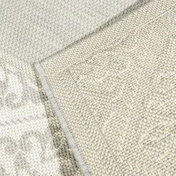 Hall Grey 8 ft. x 10 ft. Medallion Border Indoor/Outdoor Area Rug by BALTA -Cheap BALTA || Norsk Store grey balta area rugs 3068788 c3 1000