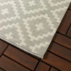 Cassady Grey 8 ft. x 10 ft. Diamond Trellis Indoor/Outdoor Area Rug by BALTA -Cheap BALTA || Norsk Store grey balta area rugs 3068812 4f 1000