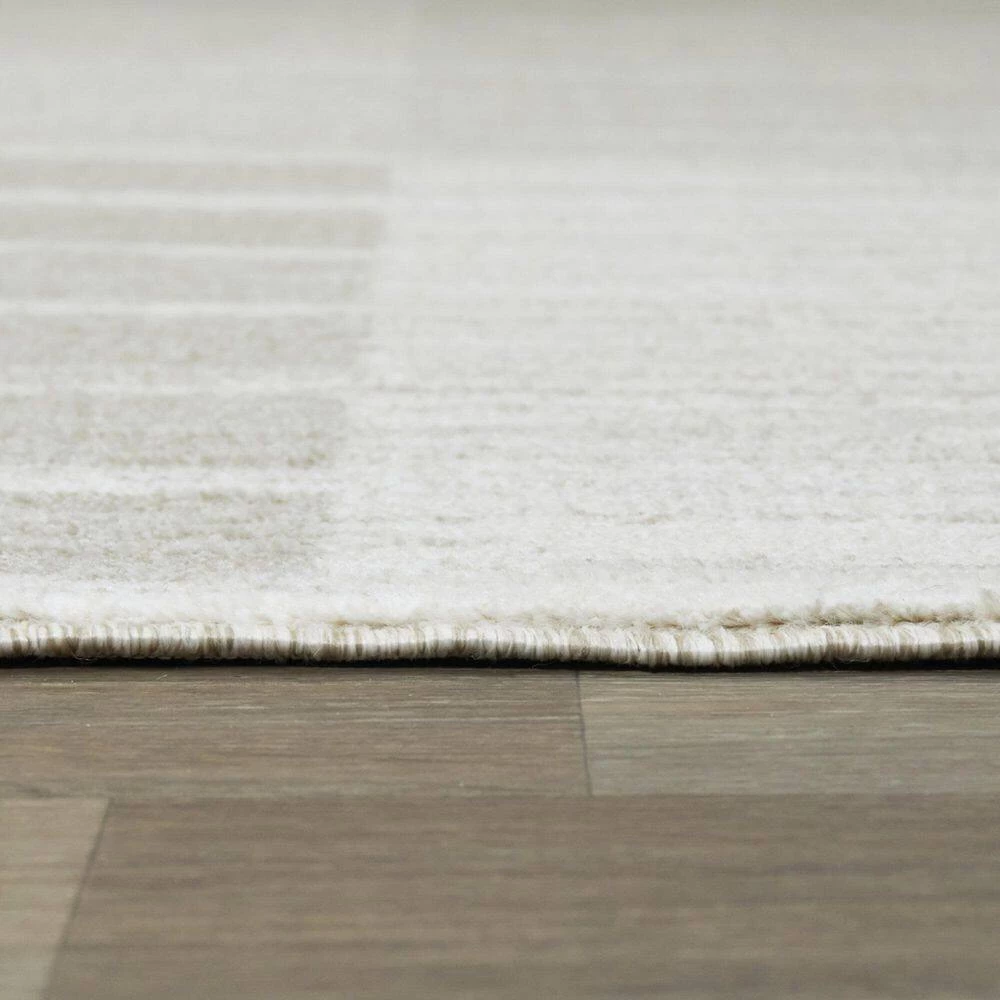 Jaime Grey 5 ft. 3 in. x 7 ft. Geometric Area Rug by BALTA 7 Jaime Grey 5 ft. 3 in. x 7 ft. Geometric Area Rug by BALTA - Image 5