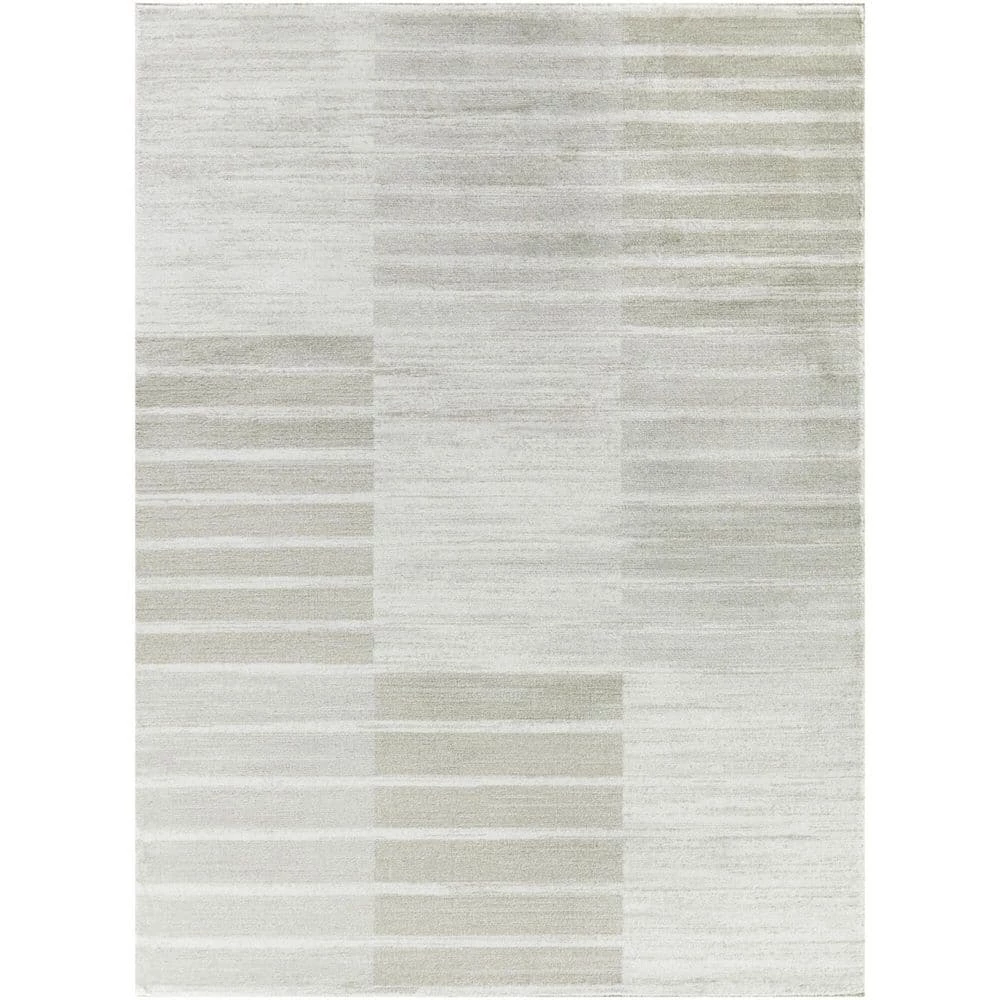 Jaime Grey 5 ft. 3 in. x 7 ft. Geometric Area Rug by BALTA 3 Jaime Grey 5 ft. 3 in. x 7 ft. Geometric Area Rug by BALTA