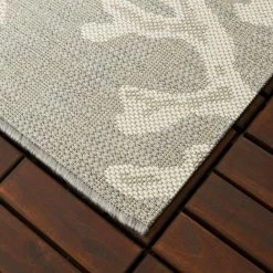 Rivera Gray 8 ft. x 10 ft. Coastal Coral Indoor/Outdoor Area Rug by BALTA -Cheap BALTA || Norsk Store grey balta outdoor rugs 3068800 4f 1000