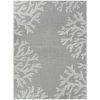 Rivera Gray 8 ft. x 10 ft. Coastal Coral Indoor/Outdoor Area Rug by BALTA -Cheap BALTA || Norsk Store grey balta outdoor rugs 3068800 64 1000