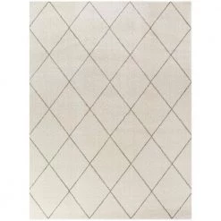 Reilly Ivory 8 ft. x 10 ft. Diamond Area Rug by BALTA