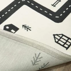 Urban Adventure Road Ivory/Black 5 ft. x 7 ft. Area Rug by BALTA 9 Urban Adventure Road Ivory/Black 5 ft. x 7 ft. Area Rug by BALTA -Cheap BALTA || Norsk Store ivory black balta kids rugs 3006658 c3 1000