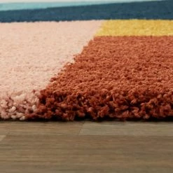 Jordan Multicolor 5 ft. x 7 ft. Color Block Shag Area Rug by BALTA -Cheap BALTA || Norsk Store multicolor balta area rugs 3011982 1f 1000