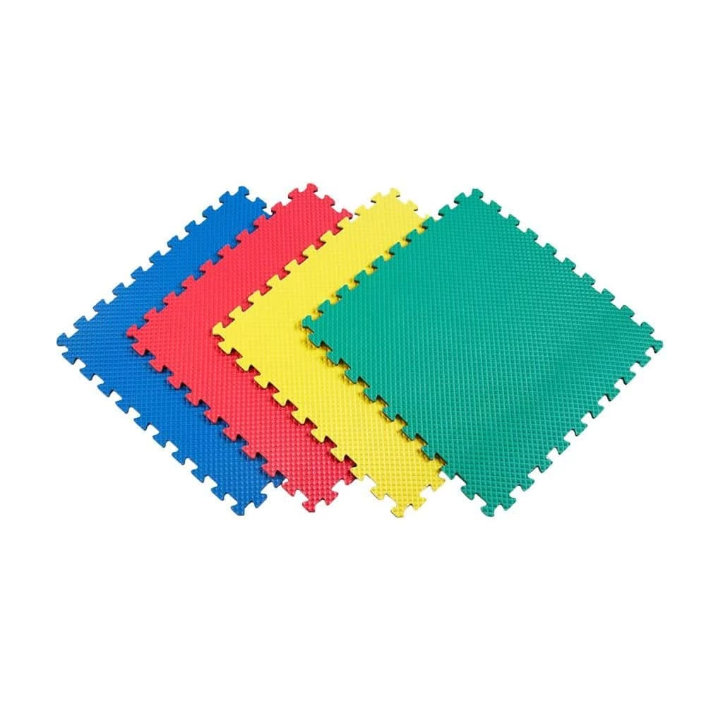 Multicolor 24 in. x 24 in. EVA Foam Solid Color Multi-Purpose Interlocking Tile (16-Tile) by Norsk 3 Multicolor 24 in. x 24 in. EVA Foam Solid Color Multi-Purpose Interlocking Tile (16-Tile) by Norsk