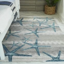 Martin Blue 8 ft. x 10 ft. Coastal Starfish Area Rug by BALTA -Cheap BALTA || Norsk Store navy balta area rugs 3005541 44 1000