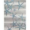 Martin Blue 8 ft. x 10 ft. Coastal Starfish Area Rug by BALTA -Cheap BALTA || Norsk Store navy balta area rugs 3005541 64 1000