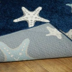 Morgana Starfish Print Navy 8 ft. x 10 ft. Area Rug by BALTA -Cheap BALTA || Norsk Store navy balta area rugs 3007227 c3 1000