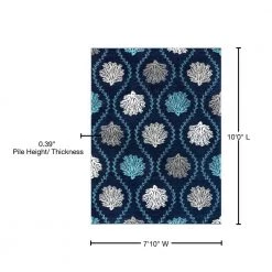 Bardet Navy 8 ft. x 10 ft. Coral Trellis Area Rug by BALTA -Cheap BALTA || Norsk Store navy balta area rugs 3007945 76 1000